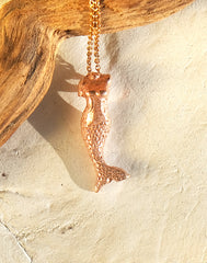 MERMAID RED GOLD | NECKLACE