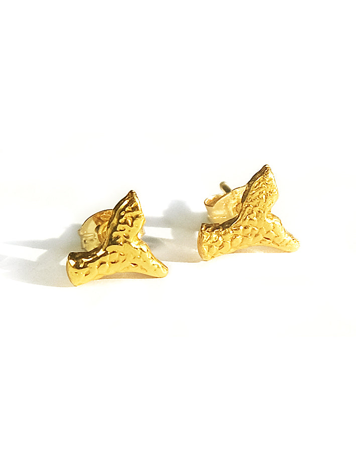 MERMAID'S FIN GOLD | EARSTUDS